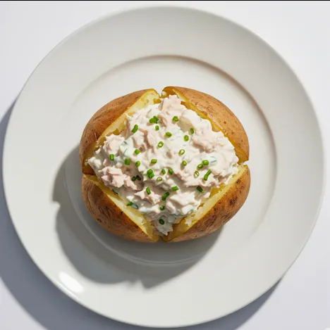 Baked Potato With Tuna 