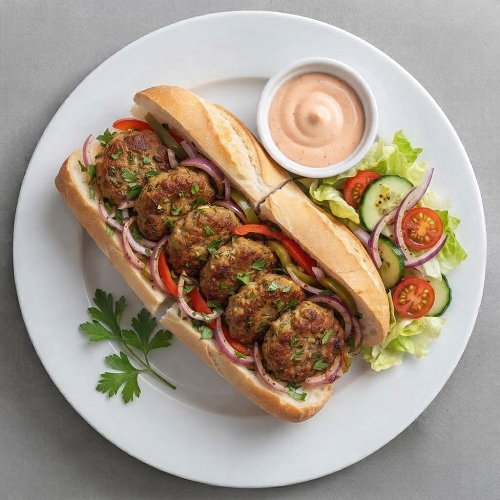 Baguette With Kotlet 