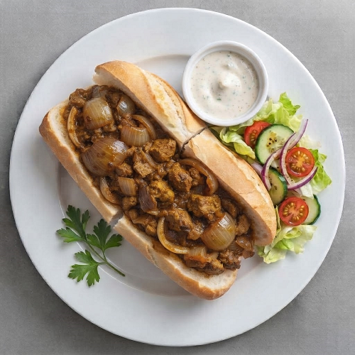 Baguette With Dopiaze 