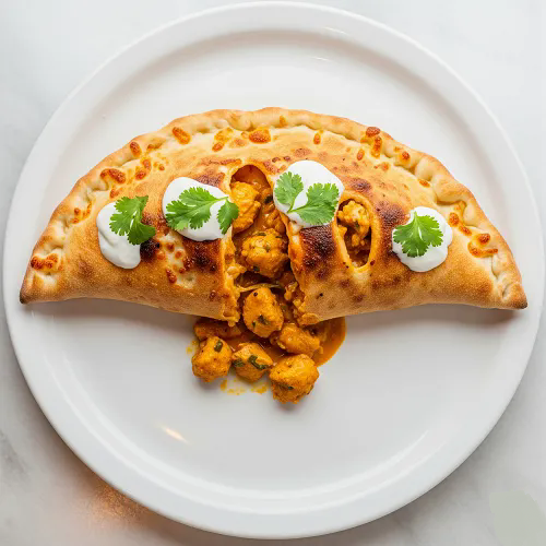 Chicken & Mushroom Calzone 