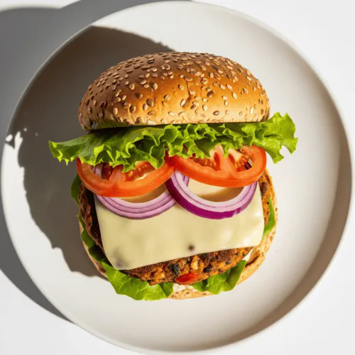 1/2 Veggie Burger Meal 